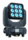 9*12W LED Mini Color Wash Moving Head Pixel Mapping Control Stage Lighting