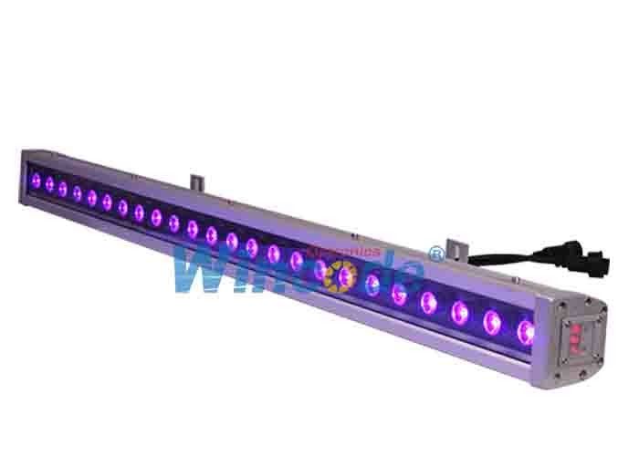 Ultraviolet Led Wall Washer Lights DMX512 For Wedding Events / Restaurants Building