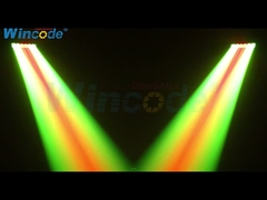 ダブルサイド LED ビーム ズーム ウォッシュ ストローブ ハイブリッド 動くヘッドライト 音楽フェスティバル 照明ショー