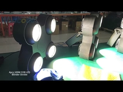 4つの目 COB LED ブラインド ストローブ 閃光灯