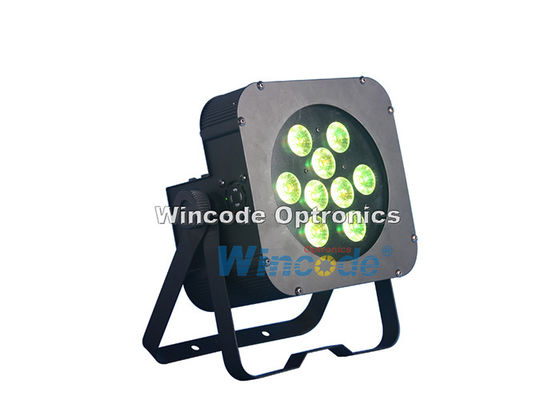 良い価格 4 イン 1 バッテリー駆動ステージライト 9 × 10W 25レンズアングル / 42mmレンズサイズ オンライン
