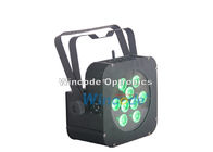Metal Plate Body Battery Powered Stage Lights With 9 Channel Dmx Controller
