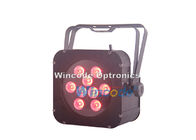Metal Plate Body Battery Powered Stage Lights With 9 Channel Dmx Controller