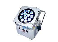 12×18W Battery Powered Stage Lights RGBWA + UV 5 In 1 Sound Active For Dj Events