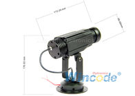 12W Portable Led Projector Aluminum Section , Led Logo Door Projector Lights IP44