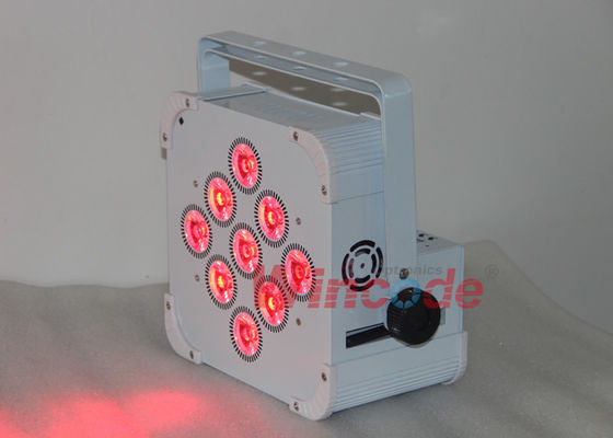 良い価格 DMX 512 バッテリー駆動ステージライト 9×18W オート・チェイス効果付き LEDビーム・ムービングバー オンライン