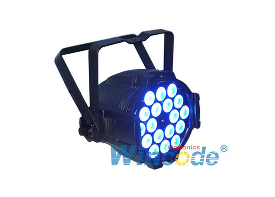 良い価格 4 / 7 チャネル LED Par 64 結婚式用 プロフェッショナルステージ照明 18 × 10W オンライン