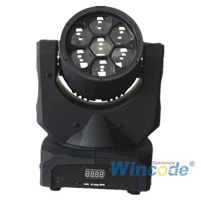 良い価格 スマートコントロール LED 移動ヘッドライト 7*10W 0-100% 16ビット付き線形ディマー オンライン