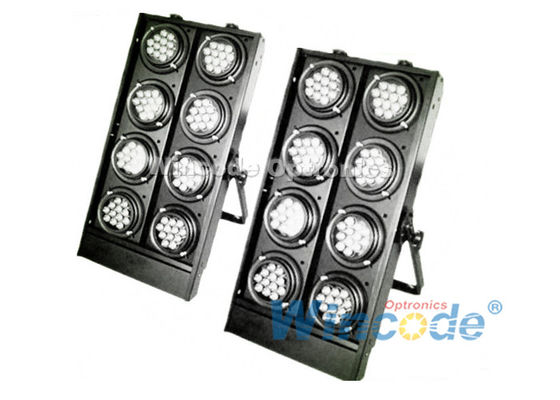 良い価格 ステージエフェクト LED 観客ブラインド 96pcs 3W 8 Eyes RGBW 透明 パターン 無音 オンライン