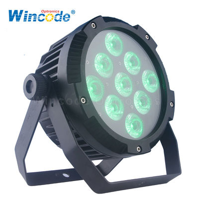 良い価格 9*18W 6 In 1 カラー バッテリー駆動ステージライト イベント / 結婚式のLEDアップライト オンライン