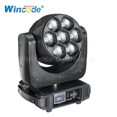 良い価格 7×40W LED移動ヘッドライト ズームピクセル機能 ビームウォッシュ効果 オンライン